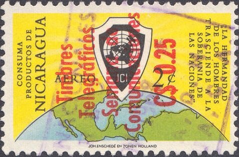 Globe showing map of Americas