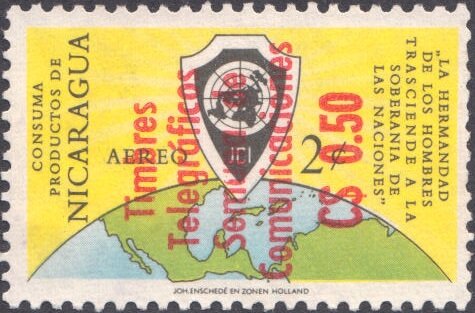 Globe showing map of Americas