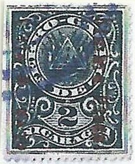 Railway stamp (Overprinted for telegraphs)
