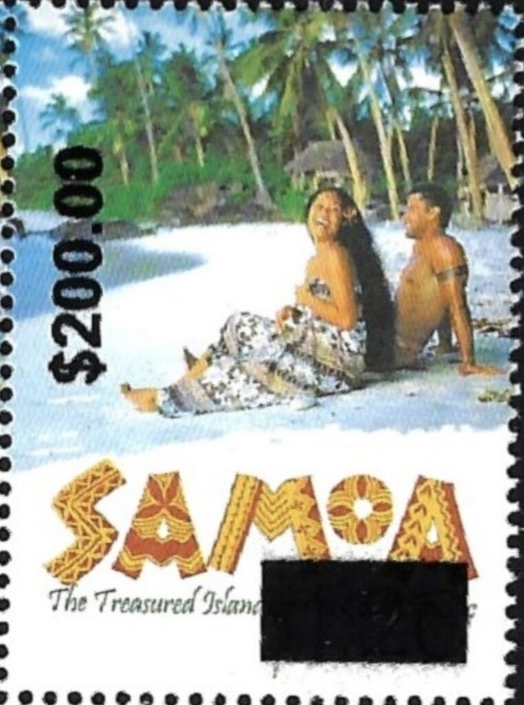 Couple on the Beach Surcharged