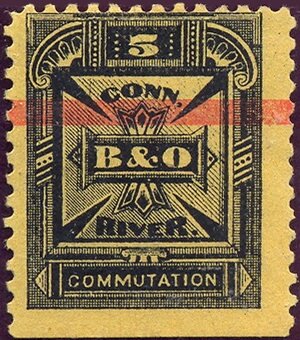 B&O and CONN. RIVER in cross