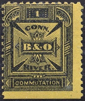 B&O and CONN. RIVER in cross