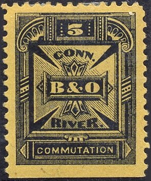 B&O and CONN. RIVER in cross