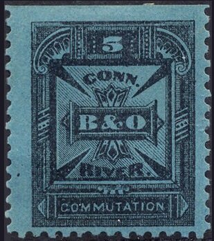 B&O and CONN. RIVER in cross