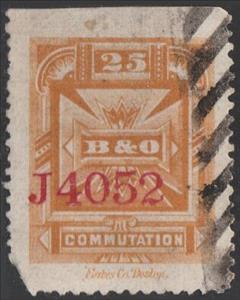 Stamp, B&O in cross, United States of America,  , Crosses, Letters (Alphabet), Telegraphy