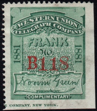 Frank - dated 1881