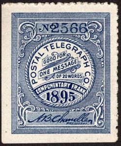 Stamp, Frank - dated 1895, United States of America,  , Signatures - Autographs, Telegraphy