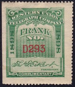 Stamp, Frank - dated 1898, United States of America,  , Signatures - Autographs, Telegraphy