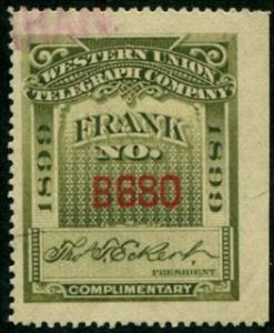 Stamp, Frank - dated 1899, United States of America,  , Signatures - Autographs, Telegraphy
