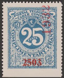 Stamp, Frank - dated 1932, United States of America,  , Numbers, Telegraphy