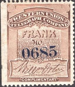 Stamp, Frank - undated, United States of America,  , Signatures - Autographs, Telegraphy