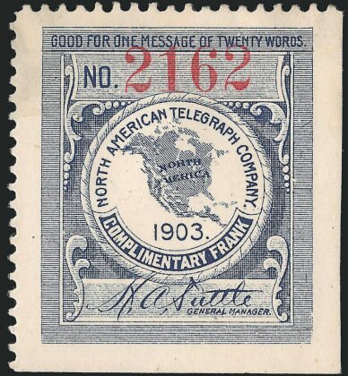 Map of North America - Frank - dated 1903