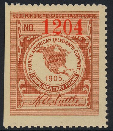 Map of North America - Frank - dated 1905