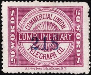 Stamp, Numeral, United States of America,  , Telegraphy