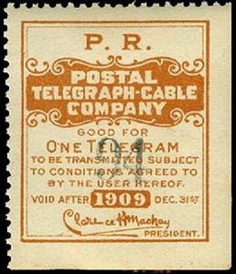 Stamp, Pennsylvania Railroad frank - dated 1909, United States of America,  , Railways, Signatures - Autographs, Telegraphy