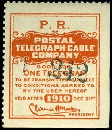 Pennsylvania Railroad frank - dated 1910