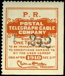 Stamp, Pennsylvania Railroad frank - dated 1910, United States of America,  , Railways, Signatures - Autographs, Telegraphy