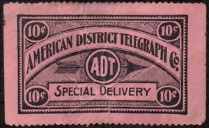 Stamp, Special Delivery, United States of America,  , Arrows, Telegraphy