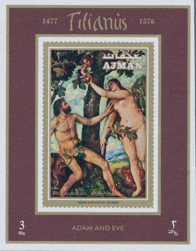 Adam and Eve, Tiziano (c. 1550)