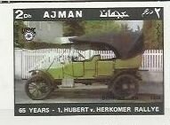 Stamp, Dürkopp 1909, Ajman,  , Cars