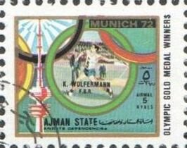 Stamp, Javelin, Ajman,  , Olympic Games, Sports
