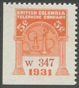 Stamp, Telephone - dated 1931, Canada,  , Telephones, Telephony