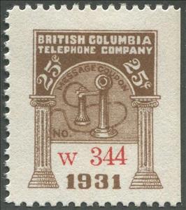 Stamp, Telephone - dated 1931, Canada,  , Telephones, Telephony