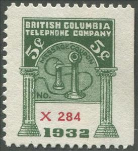Stamp, Telephone - dated 1932, Canada,  , Telephones, Telephony