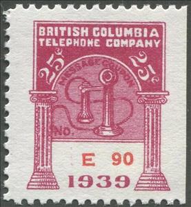 Stamp, Telephone - dated 1939, Canada,  , Telephones, Telephony
