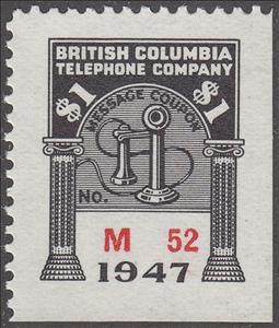 Stamp, Telephone - dated 1947, Canada,  , Telephones, Telephony