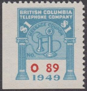 Stamp, Telephone - dated 1949, Canada,  , Telephones, Telephony