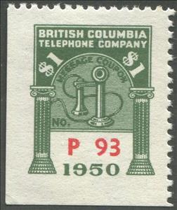 Stamp, Telephone - dated 1950, Canada,  , Telephones, Telephony