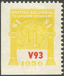 Stamp, Telephone - dated 1956, Canada,  , Telephones, Telephony