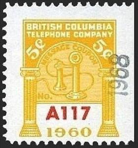 Stamp, Telephone - dated 1968, Canada,  , Telephones, Telephony