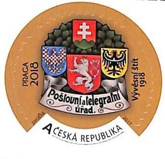 Postal Coat of Arms 1918 - Praga 2018