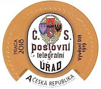 Postal Coat of Arms 1919 - Praga 2018