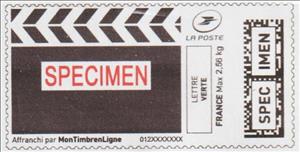 Stamp, Clapper Board 2, France,  , film