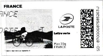 Cycling in the Countryside. Redesign in black