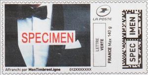 Stamp, Groom's Suit, France,  , Clothing, Fashion, Suits and Costumes, Weddings
