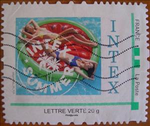 Stamp, Intex Summer Inflatables, France,  , Summer, Toys