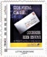 Stamp, Post Code written in the squares is well sent, France,  , Letters (Mail), Postal Services