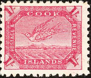 Stamp, White Tern (Gygis alba), Cook Islands,  , Birds, Animals (Fauna)