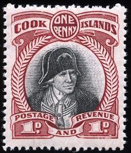 Stamp, Capt James Cook, Cook Islands,  