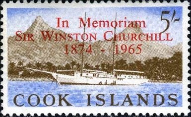 Ship in Rarotonga Harbor