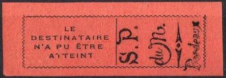 Retour stamps