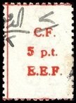 Stamp, C.F. - E.E.F., Palestine, British Mandate,  , Numbers