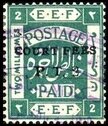Stamp, E.E.F. Postage Paid - Overprinted, Palestine, British Mandate,  , Letters (Alphabet)