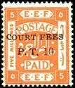E.E.F. Postage Paid - Overprinted