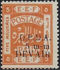 E.E.F. Postage Paid - Overprinted