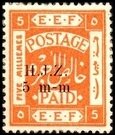 E.E.F. Postage Paid - Overprinted